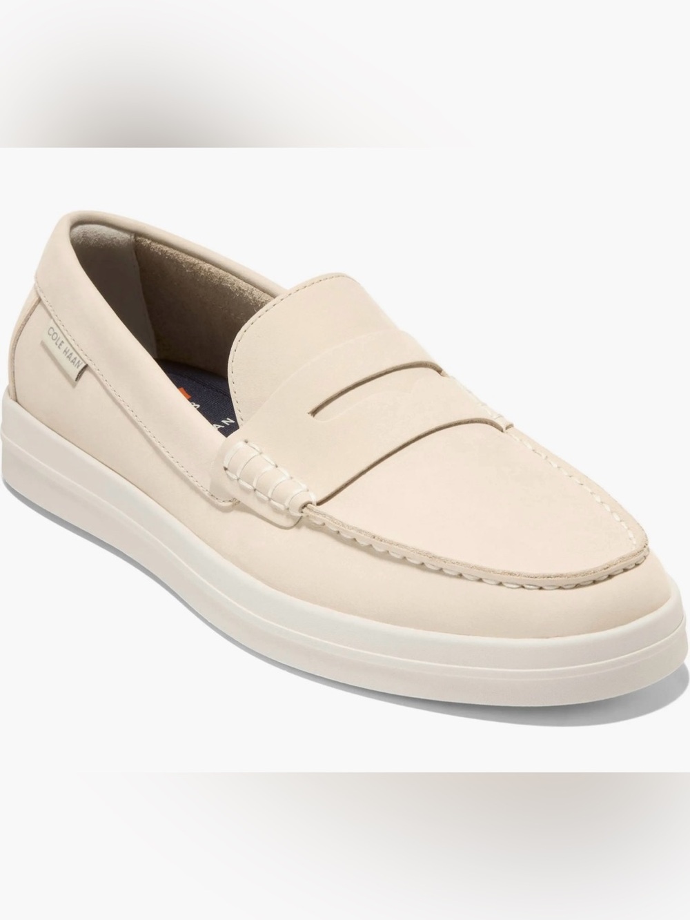 Cole Haan Men's Cream Nantucket Drift Penny Loafer Size 13M